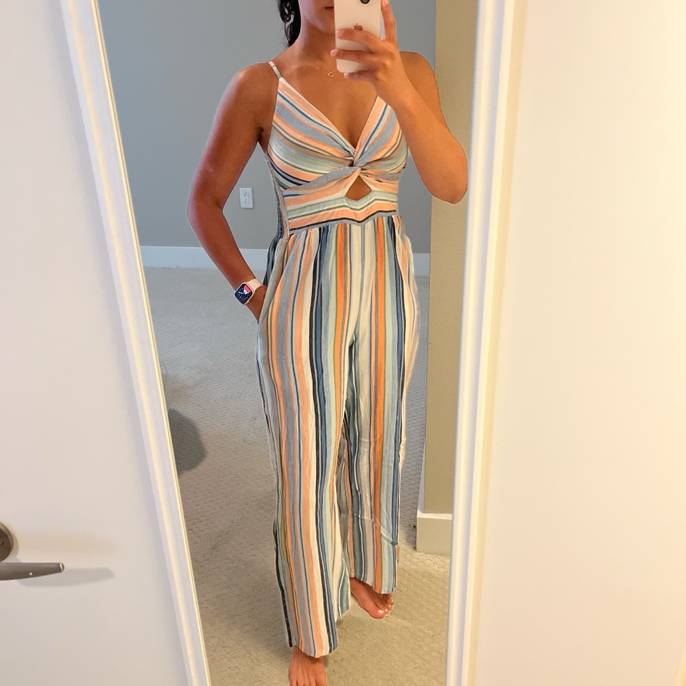 Striped Multicolor Jumpsuit